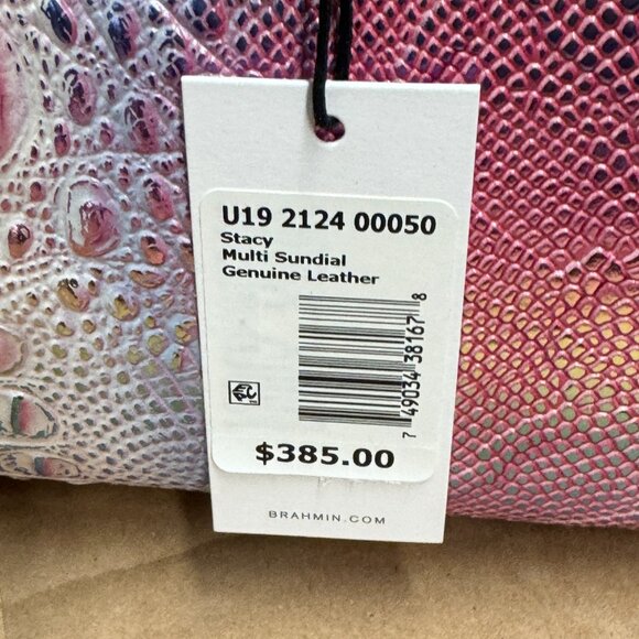 Brahmin Stacy Leather Satchel – Multi Sundial - Picture 8 of 8